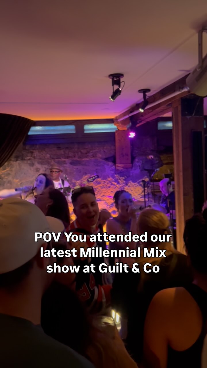 View from the dance floor at @guiltandco during our newest show ‘The Millennial Mix’. The crowd was unreal and we can’t wait to do it again with even more millennial magic ✨🎶
#millennial #genieinabottle #dancingonmyown #backstreetsback #spicegirls #janetjackson #vancouverlivemusic #vancouvermusicians #singersofinstagram