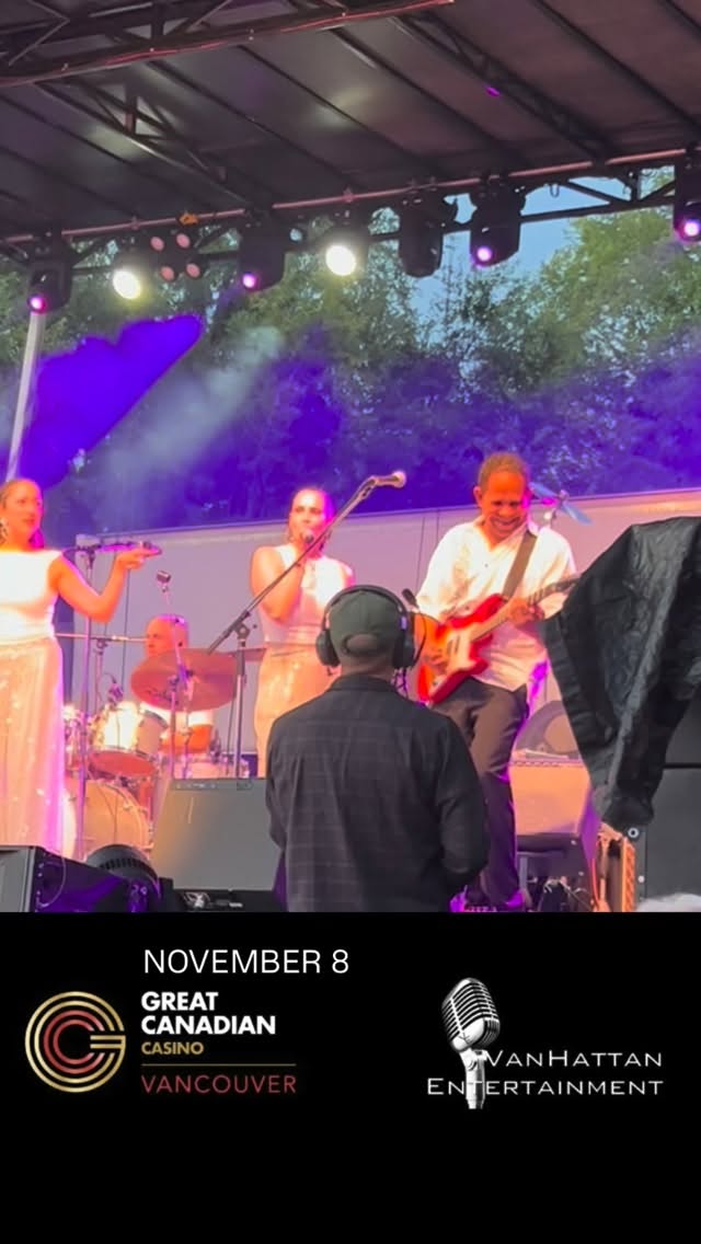 Catch us at the Great Canadian Casino this Saturday, November 8, 9pm - late. Escape the rain and hit the dance floor! 🎶🕺🪩

@grtvancouver 
@vanhattanent 

#danceband #livemusicvancouver #vancouverlivemusic #eventband #vancouverband #vancouvermusic